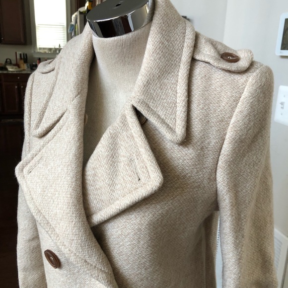 DKNY Beige/Oatmeal Coat - Picture 2 of 7